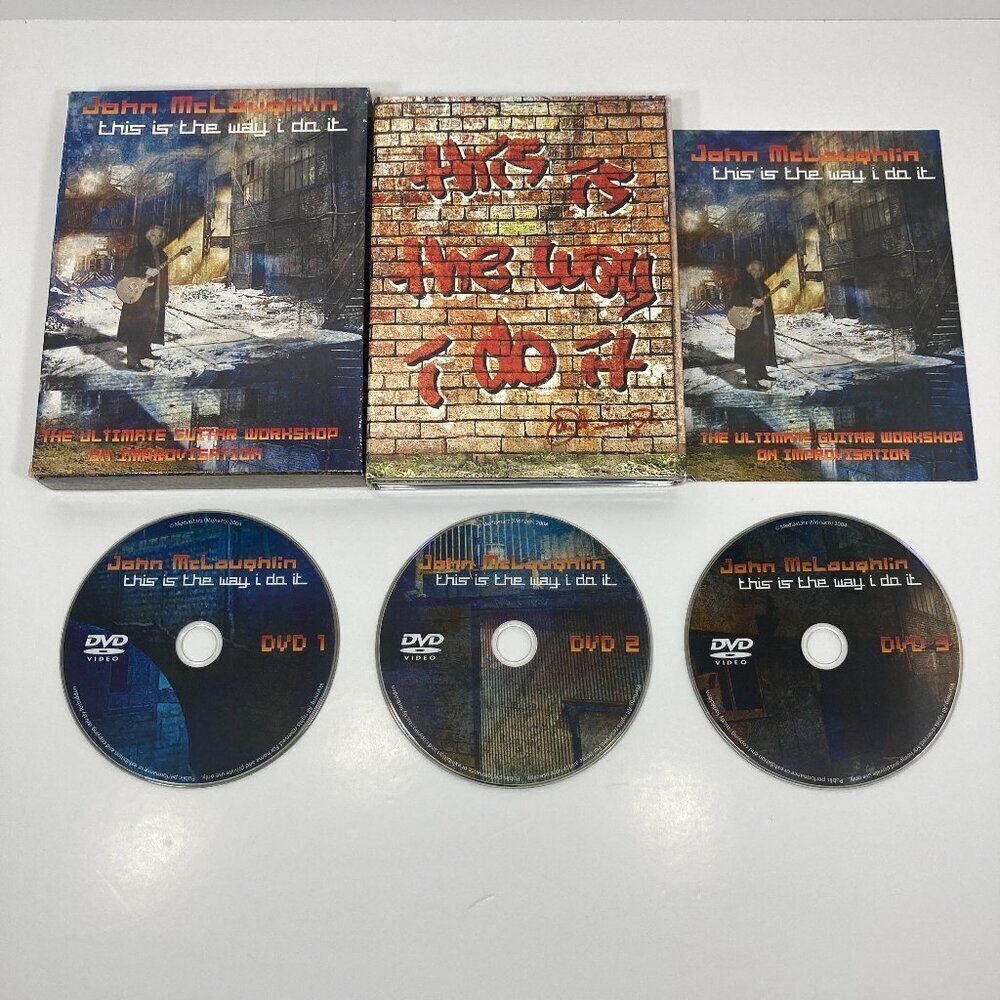 John‎ McLaughlin - This Is the Way I Do It (3 DVD Set) Jazz Guitar Instructional